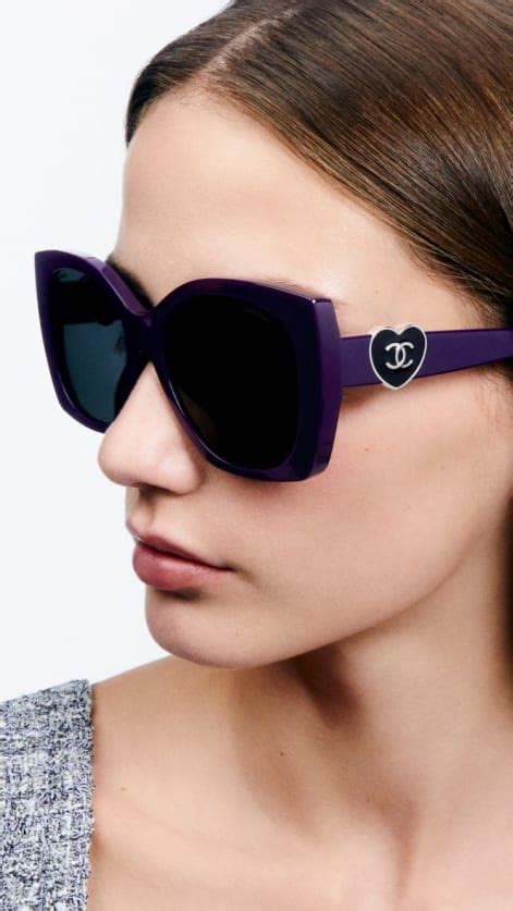chanel sunglasses with heart